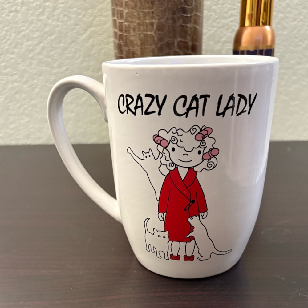 NWOT PetRageous Designs Crazy Cat Lady Mug (24 oz)